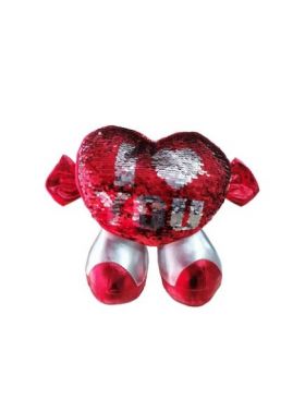 Decor inima Love engros mesaj reversibil 23 cm