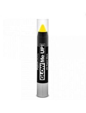 Creion stralucitor in lumina UV, pentru fata si corp, Galben GLOW ME UP! Engros