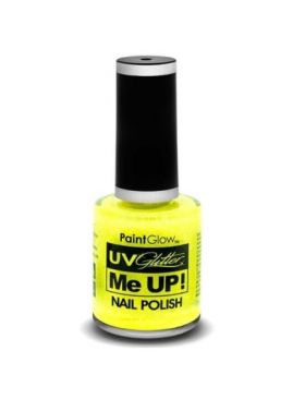 Lac de unghii cu sclipici, stralucitor in lumina UV, Glitter Me Up! UV, A39 Sherbet Lemon Engros