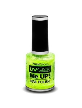 Lac de unghii cu sclipici, stralucitor in lumina UV, Glitter Me Up! UV, A41 Mint Green Engros