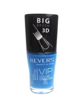 Lac de unghii Vip, 3D, Revers, albastru, mat, 12 ml, Nr 080 Engros