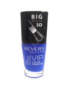 Lac de unghii Vip, 3D, Revers, albastru, mat, 12 ml, Nr 086 Engros