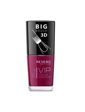 Lac de unghii Vip, 3D, Revers, rosu, 12 ml, Nr 046 - sidefat Engros