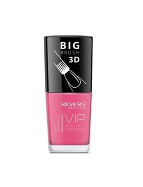 Lac de unghii Vip, 3D, Revers, roz, mat, 12 ml, Nr 075 Engros