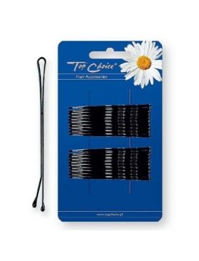 Agrafe negre mari, Top Choice, set de 20 buc Engros