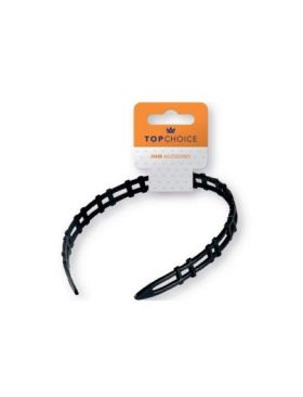 Cordeluta pentru par, Top Choice, negru, TC27772 Engros