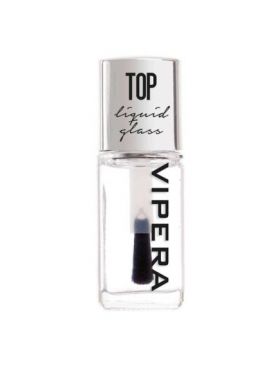 Lac de unghii incolor, Vipera, 10ml, Top Coat cu aspect de sticla lichida Engros