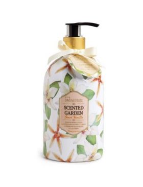 Lotiune de maini si corp Scented Garden Sweet Vanilla IDC Institute 40196, 500 ml Engros