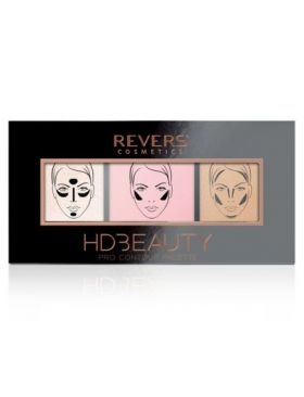 Paleta de machiaj pentru contur, Pro Contour, HD Beauty, Revers, nr 01, 12,5 g Engros