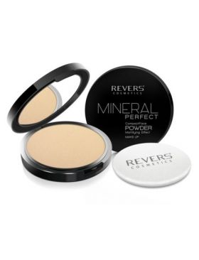 Pudra pentru fata, Compacta, Mineral Perfect, Revers, 01 Engros