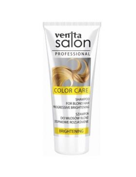 Sampon pentru Revitalizarea Culorii, Brightening, par blond, efect iluminator, Venita, 200ml Engros