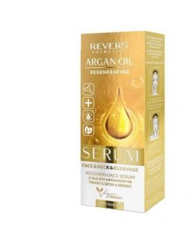 Ser regenerant, pentru fata, gat si decolteu, cu Ulei de Argan si In, Revers, 10ml Engros