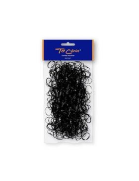 Set 500 elastice silicon negre Top Choice 22722 Engros