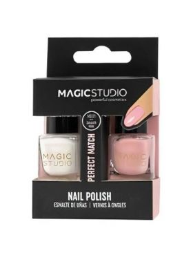 Set Lac de unghii Duo Perfect Match, 1 Smooth Rose, Magic Studio Engros