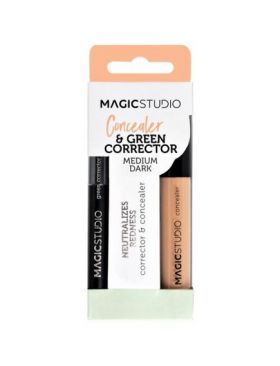 Set Perfect Match, anticearcan lichid 4 g si corector anti-acneic 2 g, Nr 02 Medium-Dark, Magic Studio Engros