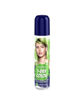 Spray colorant pentru par, fixativ, Venita, 1-Day Color, nr 03, Verde Intens Engros