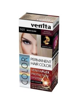 Vopsea de par permanenta, Venita Plex, 125 ml, Nr 9.01, Blond Bej Engros