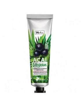 Crema pentru maini si unghii, protectie si regenerare, Vegan, Inelia, Revers, cu extract de acai ecologic si bambus, 100ml Engros