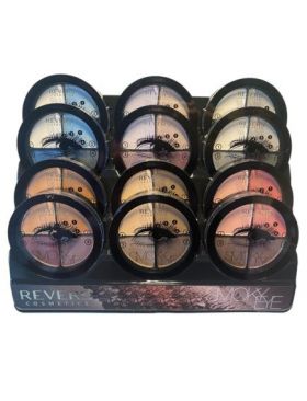 Fard de pleoape Smoky Eyes, Revers, set de 12 bucati combinate, sidefate Engros