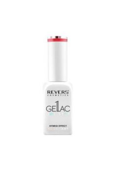 Lac de unghii Gellac 1 Step, Hybrid Effect, Non UV, Revers, 08 , Rosu, 10 ml Engros