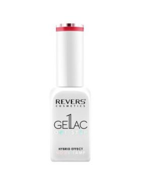 Lac de unghii Gellac 1 Step, Hybrid Effect, Non UV, Revers, 09 Rosu, 10 ml Engros