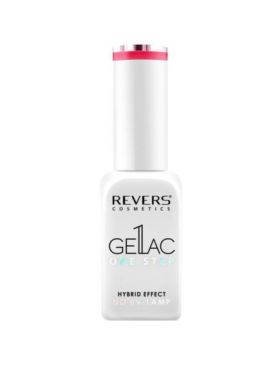 Lac de unghii Gellac 1 Step, Hybrid Effect, Non UV, Revers, 52 Rosu Neon, 10 ml Engros