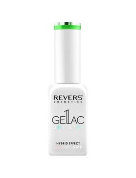 Lac de unghii Gellac 1 Step, Hybrid Effect, Non UV, Revers, 57 verde neon, 10 ml Engros