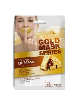 Masca pentru buze cu efect de stralucire si anti-imbatranire Gold collagen IDC Institute 3421 Engros