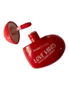 Ruj lichid Love Vibes Red Magic Studio 66010R02, rosu, 10 ml Engros