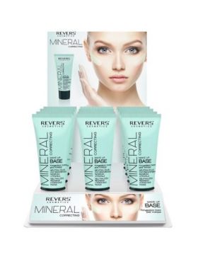 Set 12 bucati baza de machiaj Mineral Perfect, Anti-redness, Corectoare, verde, Revers 30 ml Engros