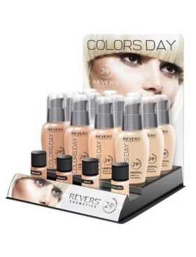 Set 12 bucati Fond de ten hidratant, acoperire medie, Colors Day, Revers, 50 ml Engros
