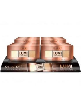 Set 12 bucati Paleta iluminator Lumi Strobing Professional, Revers, 12,5 g Engros