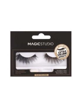 Set 2 gene vegane pentru extra volum Faux Mink Magic Studio 10012, Extra Volume Effect, negre Engros