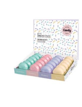 Set 24 bucati balsam cu aroma de fructe Macaron IDC Institute 11400, 5 g Engros