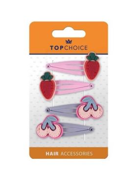 Set 4 agrafe de par pentru copii Top Choice 26706 Engros