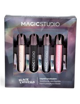 Set 5 farduri pleoape lichid Black Crystals, Magic Studio, 31141, 1,8 ml Engros