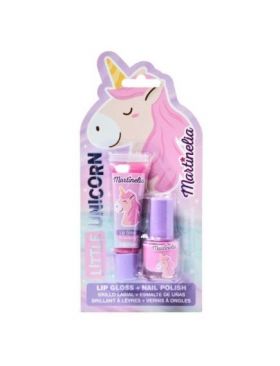 Set luciu de buze si lac unghii copii Little Unicorn Duo Martinelia 11932 Engros