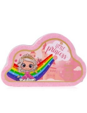 Bila efervescenta de baie pentru copii Little Princess Rainbow Trail Effect, Accentra, 3555135, 110g Engros