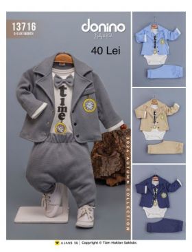 Compleu Engros pentru bebelusi, 3 piese, elegant