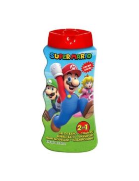 Gel de dus si sampon 2 in 1, Super Mario, Copii, 475 ml Engros