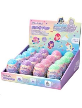 Set 16 bile de baie efervescente cu surpriza pentru copii Martinelia, 98212, 150 g Engros