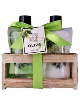 Set 2 produse de baie Olive Accentra 6057620, 380 ml Engros