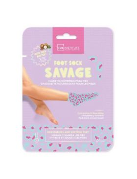 Set 2 sosete hidratante pentru picioare Savage, IDC Institute 11133 Engros