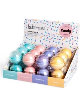 Set 24 bucati balsam de buze cu aroma Candy Egg IDC Institute 30133, 10 g Engros