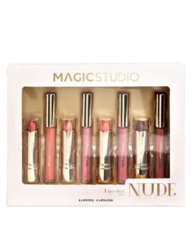 Set 8 rujuri de buze Duos Nude, Magic Studio 12236 Engros