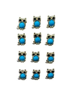 Set En-gros 12 Brose Martisor marime mica, 3.5cm, Bufnita Inteleapta