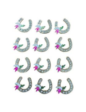 Set En-gros 12 Brose Martisor marime mica, 3.5cm, Potcoava Norocoasa