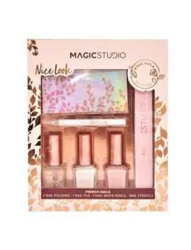 Set ingrijire unghii Rose Gold French Nails Magic Studio 24176 Engros