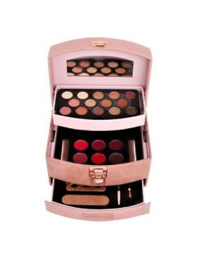 Trusa etajata produse cosmetice Mega Case Rose Gold Magic Studio 30630 Engros