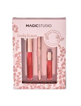 Trusa ingrijire buze Rose Gold Lips Magic Studio 11975 Engros